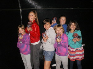 Mobile laser quest
