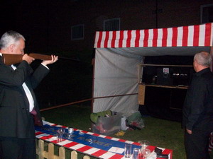 Fun fair stalls