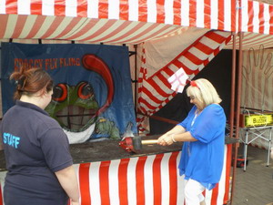 Fun fair stalls